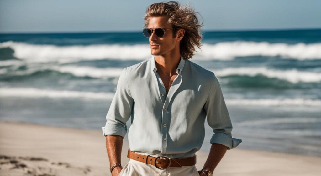 moda masculina para casamentos na praia