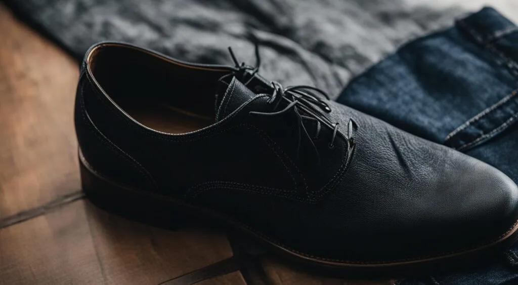 calça jeans e sapato social