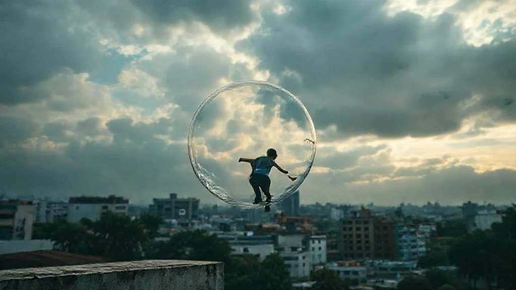 Bubble: Parkour, Gravidade e Bolhas Misteriosas Chegam a Tóquio Bubble: Parkour, Gravidade e Bolhas Misteriosas Chegam a Tóquio