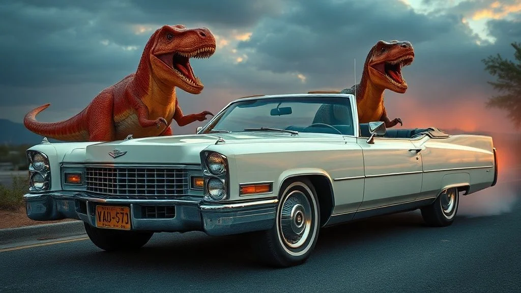 Cadillacs e Dinossauros: Aventura Pós-Apocalíptica de 1993! Cadillacs e Dinossauros: Aventura Pós-Apocalíptica de 1993!