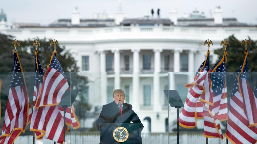 Governo Trump usa tiroteio para defender salão de baile na Casa Branca Governo Trump usa tiroteio para defender salão de baile na Casa Branca